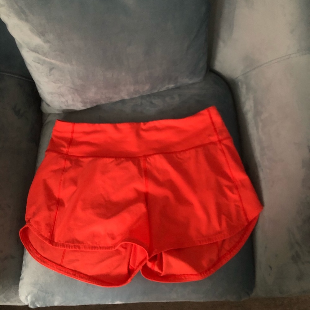 Lululemon Speed Up Short 4" - Hot Sunset